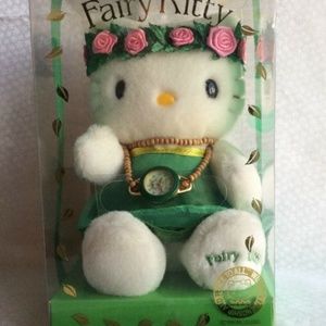 New Sealed VINTAGE GIFT BOXED FAIRY KITTY 2000 WATCH & PLUSH